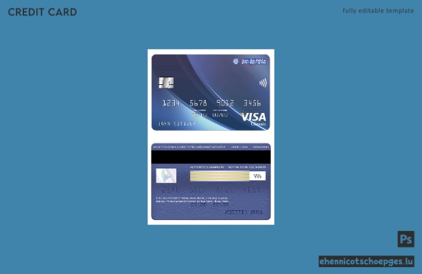 Beispielvorschau der Nepal Bank Nepal Visa Classic Karte